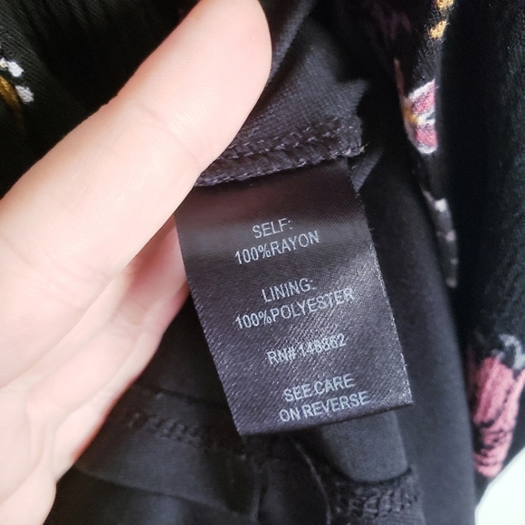 Torrid Black Floral Hi Low Maxi Dress - Picture 7 of 9